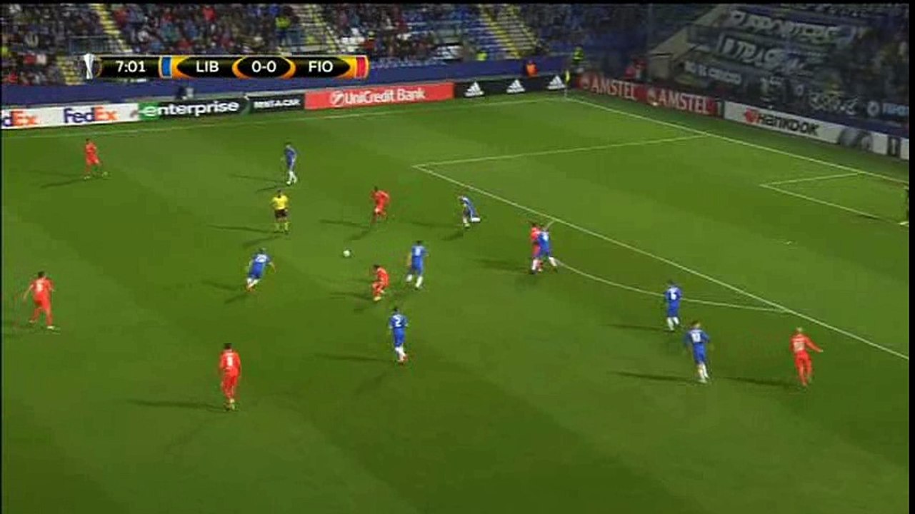 Nikola Kalinic Goal HD - Liberec 0-1 Fiorentina - 20-10-2016