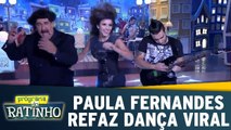 Paula Fernandes refaz dança viral