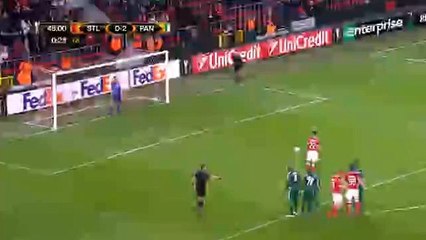 Edmilson Junior Goal HD - St. Liege 1 - 2 Panathinaikos 20-10-106 HD