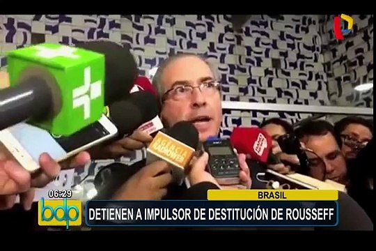 Brasil: detienen a impulsor de destitución de Rousseff