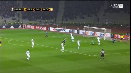 Dani Quintana Goal HD - Qarabag 1-0 PAOK - 20-10-2016