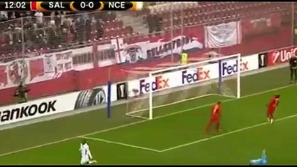 Alassane Plea first Goal - Nice 1 - 0 Red Bull Salzburg & 20 Oct 2016 HD