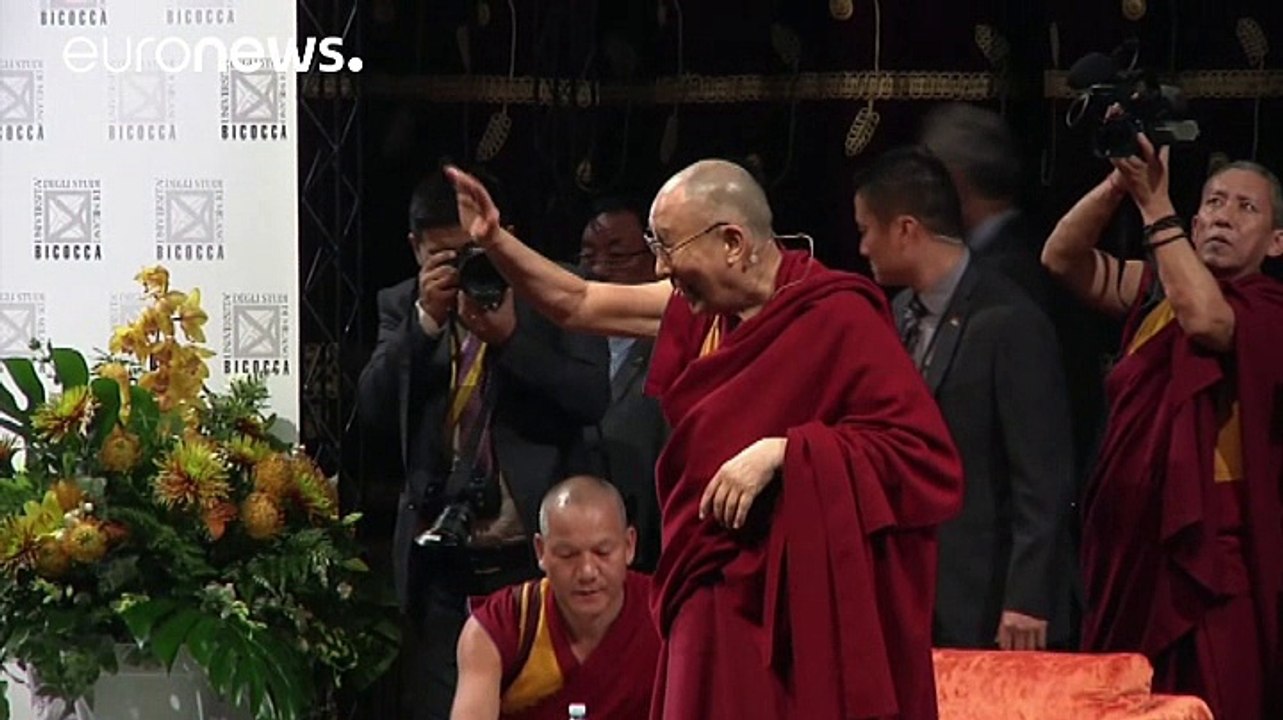 Dalai Lama nimmt in Mailand Ehrenbürgerschaft an