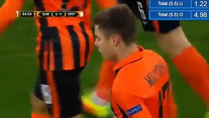 5-0 Maksym Malyshev Goal HD - Shakhtar Donetsk 5-0 Gent- 20.10.2016 HD