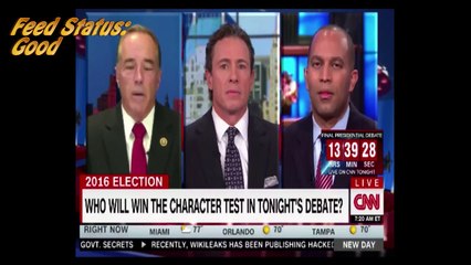 CNN cuts satellite feed as soon as WikiLeaks is mentioned by Congressman Collins