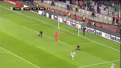 Deni Milosevic Goal HD - Konyaspor 1-0 Braga 20.10.2016