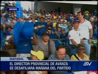Militantes de Avanza en Guayas se desafilian