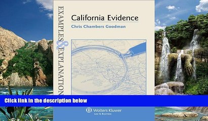 Big Deals  Examples   Explanations: California Evidence  Full Ebooks Most Wanted