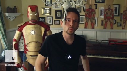 ‘Iron Man 3’ trailer with a dude in a homemade cardboard suit