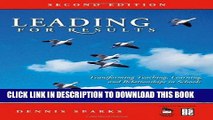 [BOOK] PDF Leading for Results: Transforming Teaching, Learning, and Relationships in Schools New