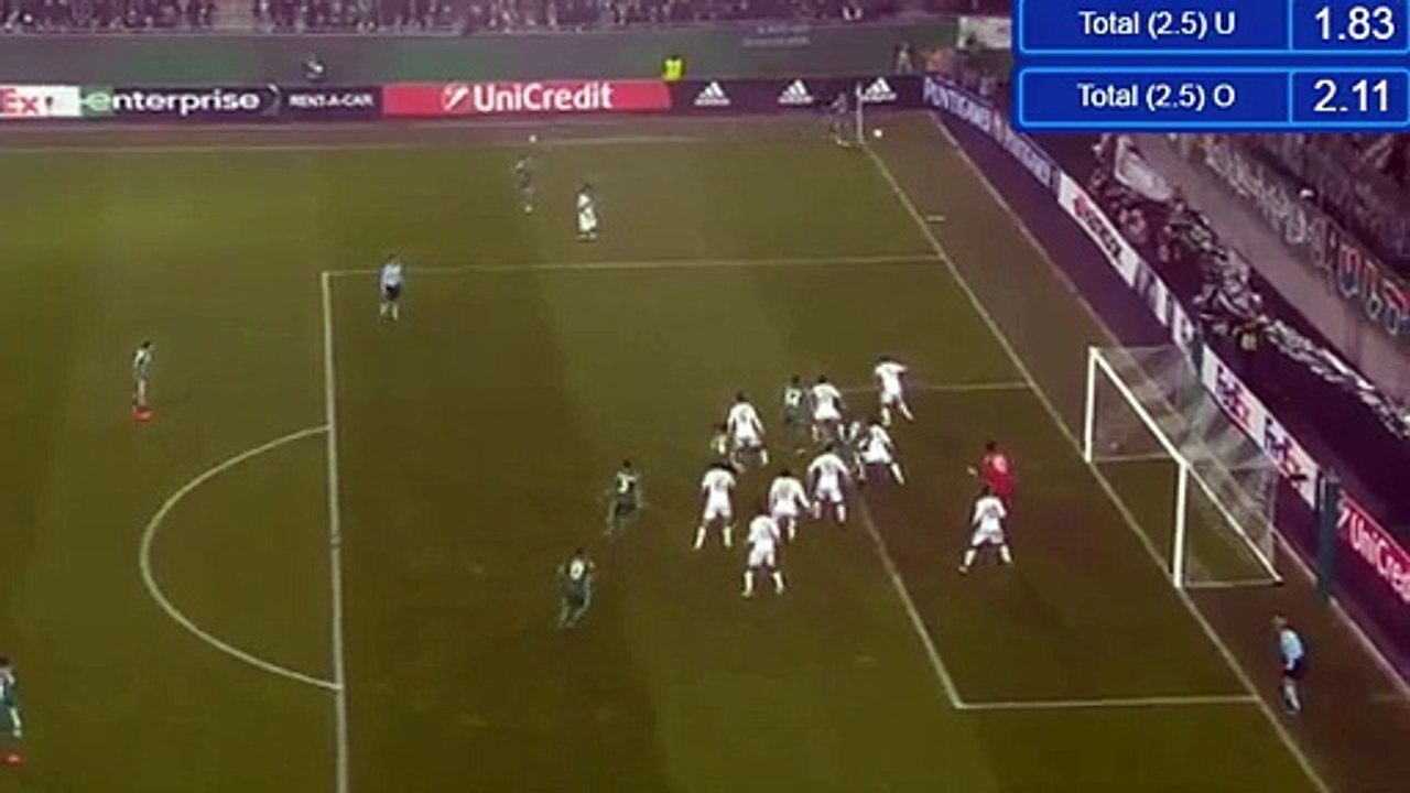 Louis Schaub Goal HD - Rapid Wien 1-0 Sassuolo - 20.10.2016 HD
