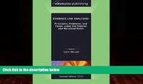 Books to Read  Evidence Law Analyzed: Principles, Problems, and Cases Under the Federal and