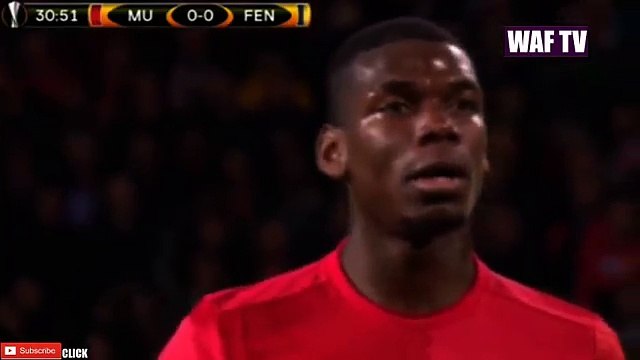 Paul Pogba Goal - Manchester United Vs Fenerbahce (1-0)
