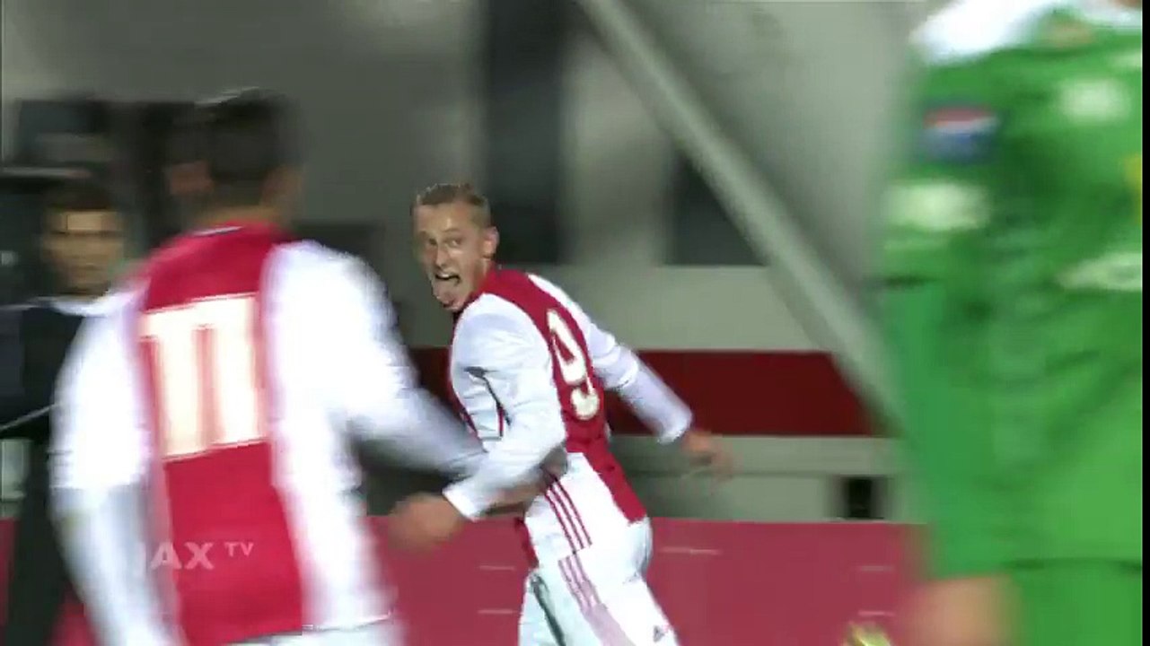 La bicyclette incroyable de  Sierhuis (Ajax Amsterdam) en Youth League