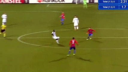 Denis Alibec Goal HD - Viktoria Plzeň 0-1 Astra - 20.10.2016 HD
