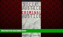 FREE DOWNLOAD  Social Justice/Criminal Justice: The Maturation of Critical Theory in Law, Crime,