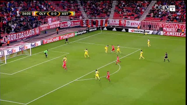 Diogo Figueiras Goal HD - Olympiakos Piraeus 1-0 FC Astana - 20-10-2016