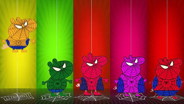 Spiderman Cartoon Peppa Pig Finger Family Saviors THE Beast #1 Peppa Pig En Español Daddy Finger