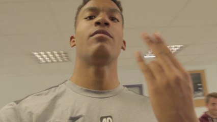 Alban Lafont s'improvise caméraman