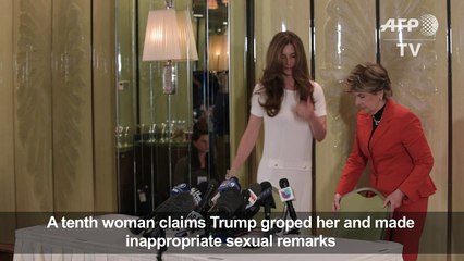 New Trump accuser said he groped her at 1998 tennis event