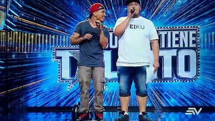 Dos venezolanos sorprendieron en un programa de concursos de Ecuador