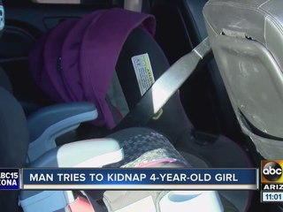 Family speaks out after man tried to take girl from car seat