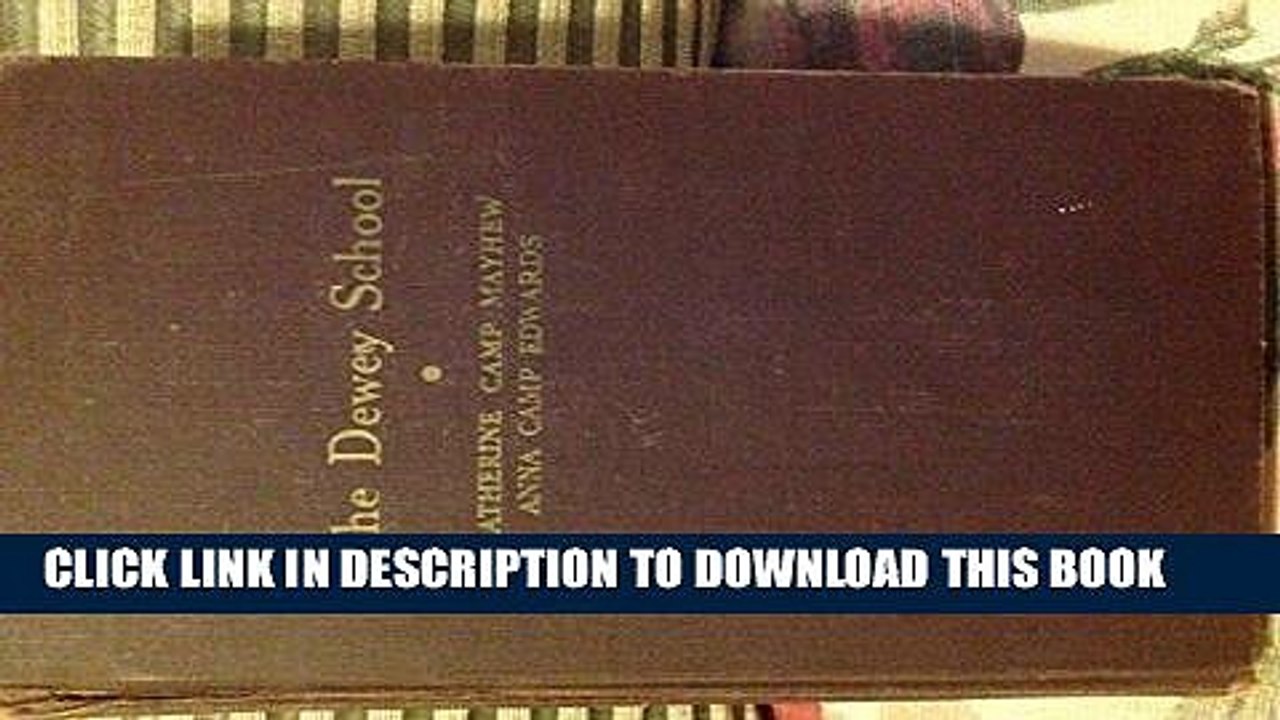 [BOOK] PDF The Dewey School: The Laboratory School of the University of Chicago, 1896-1903. [First
