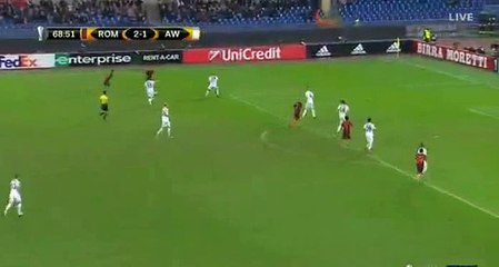 Alessandro Florenzi Goal - AS Roma 3-1 Austria Vienna 20.10.2016