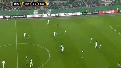 1-1 Schrammel TOwn Goal HD - Rapid Vienna vs Sassuolo - 20.10.2016