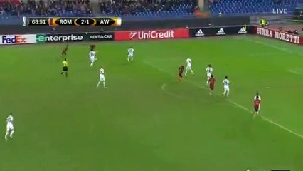 Alessandro Florenzi Goal - AS Roma 3-1 Austria Vienna 20.10.2016