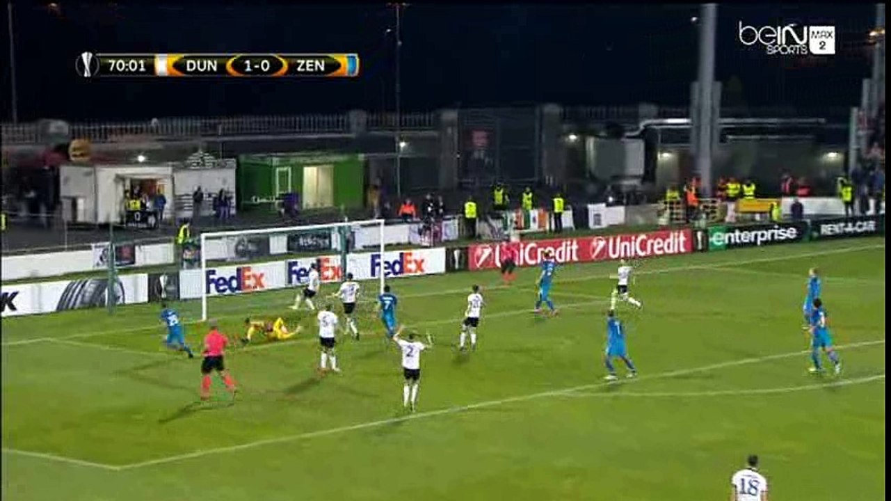 Robert Mak Goal HD - Dundalk 1-1 Zenit Petersburg - 20-10-2016