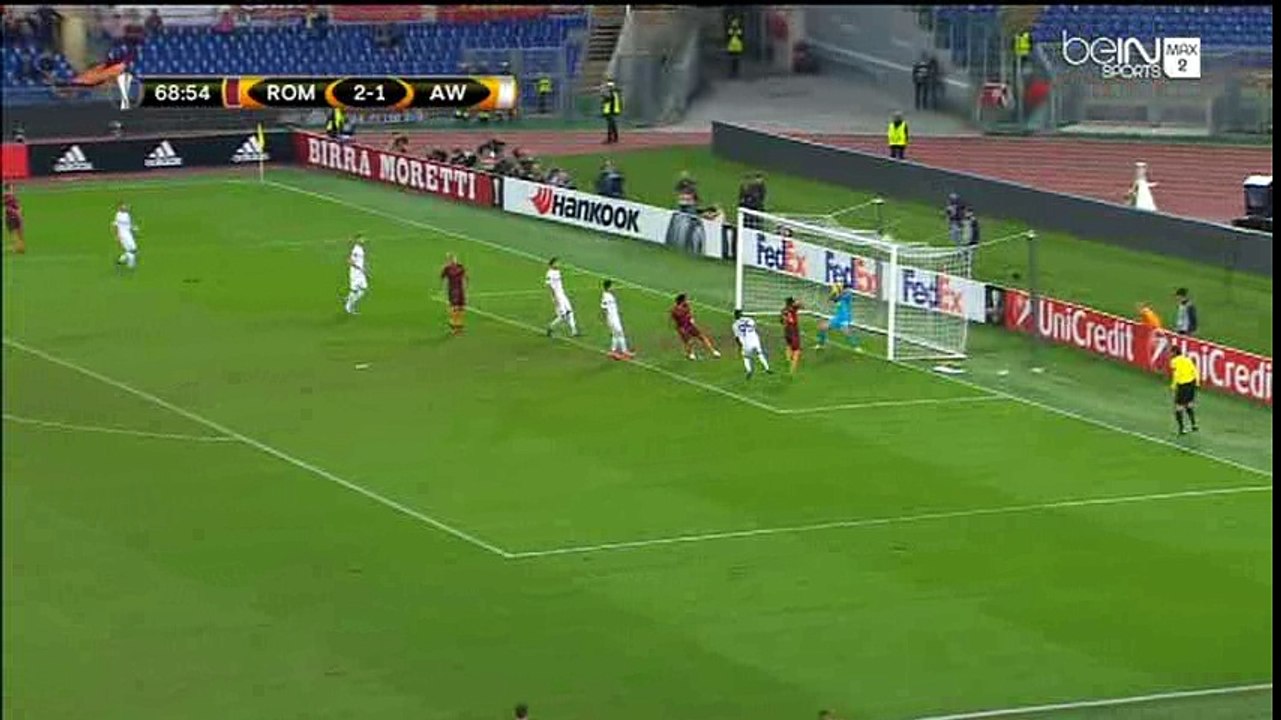 Alessandro Florenzi Goal HD - AS Roma 3-1 Austria Vienna- 20-10-2016