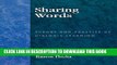 [BOOK] PDF Sharing Words: Theory and Practice of Dialogic Learning (Critical Perspectives Series: