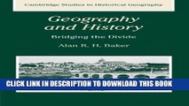 [PDF] Geography and History: Bridging the Divide (Cambridge Studies in Historical Geography) Full