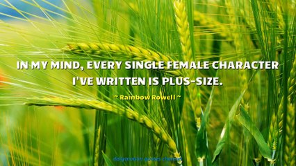 Rainbow Rowell Quotes #2