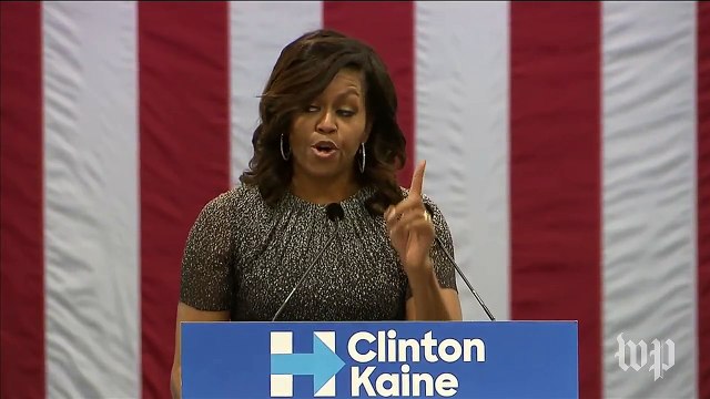 Michelle Obama blasts Trump: 'He is threatening the very idea of America itself'