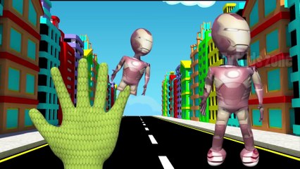 Finger Family Collection - Superheroes Vs Skeleton - Spiderman Vs Skeleton Vs Hulk Finger Family_30