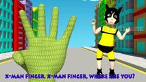 Finger Family Collection - Superheroes Vs Skeleton - Spiderman Vs Skeleton Vs Hulk Finger Family_35