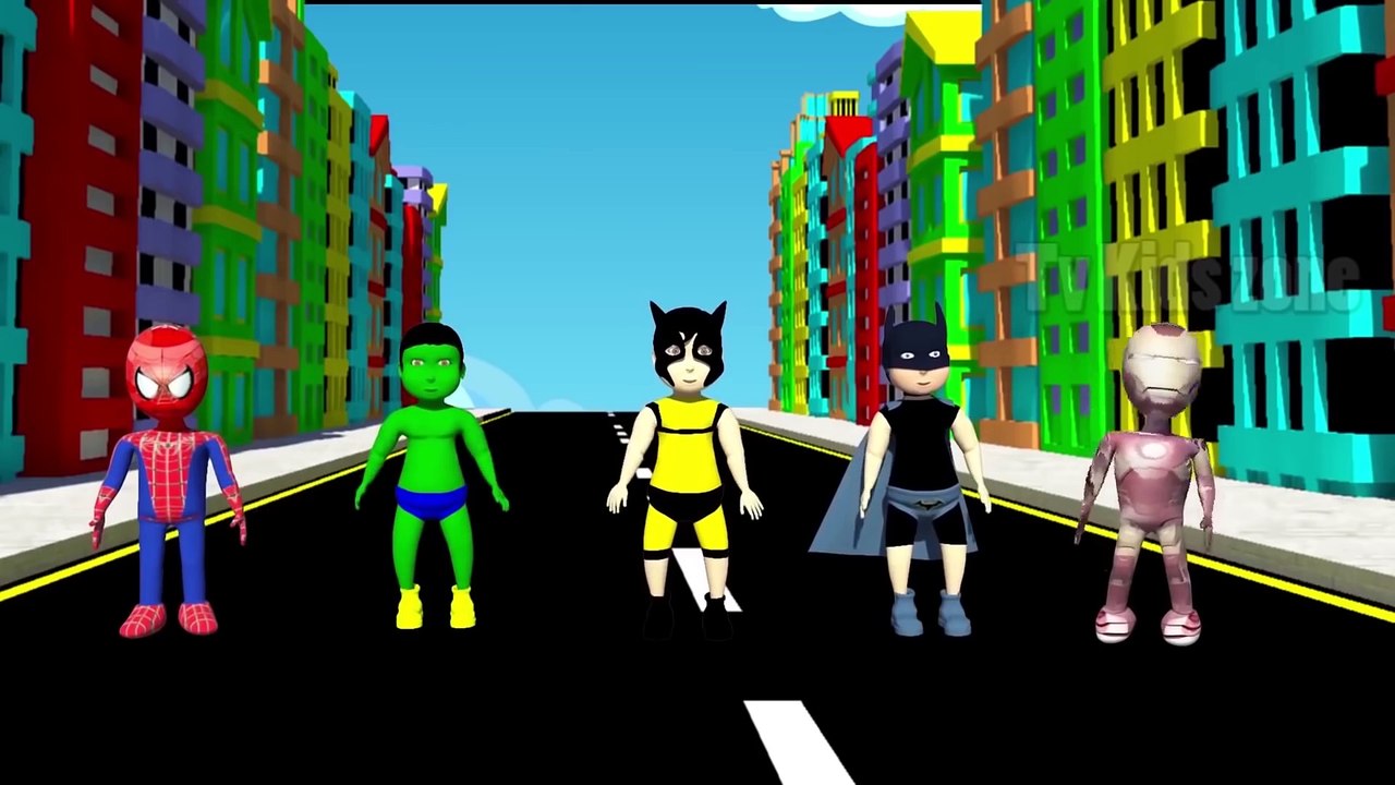 Mega Finger Family Songs Collection ! Batman ,Superman,Spider-man,Hulk,Xmen ,Nursery Rhymes & More_14