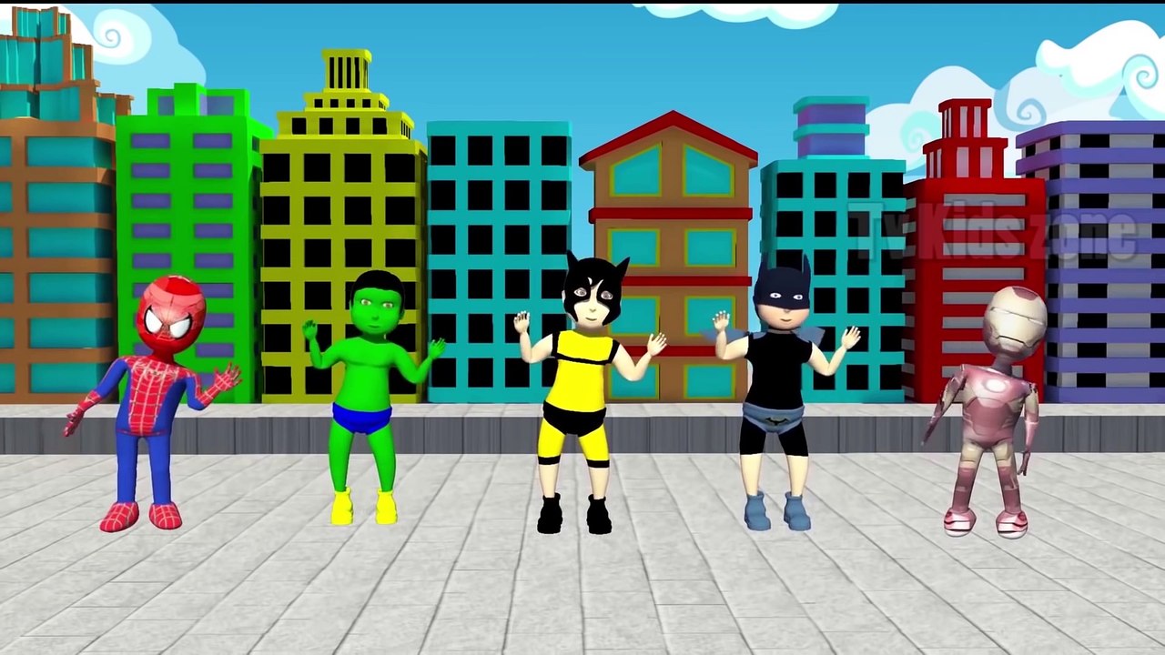 Mega Finger Family Songs Collection ! Batman ,Superman,Spider-man,Hulk,Xmen ,Nursery Rhymes & More_16