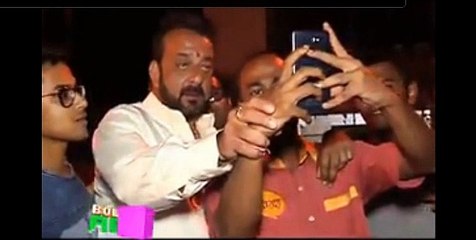 Sanjay Dutt Grab Eyeballs At Suneil Shetty's Launch Party