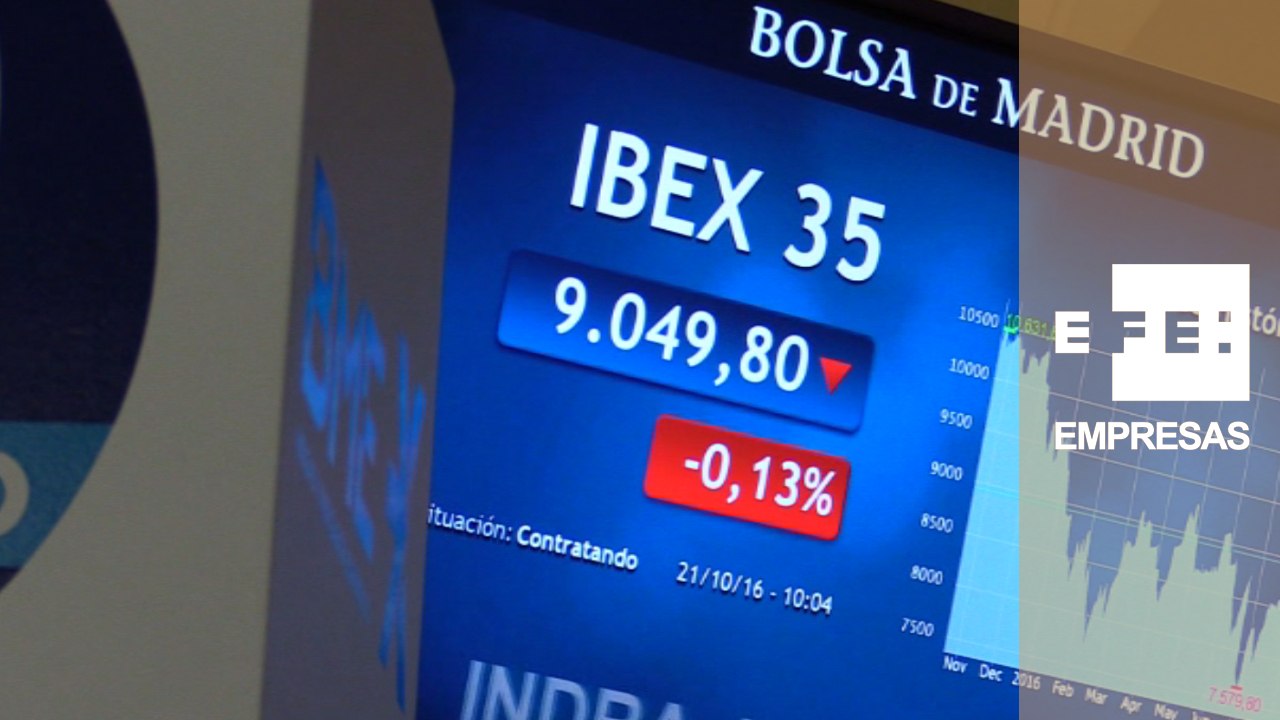 El Ibex 35 registra ligeras caídas pero mantiene los 9.000 puntos