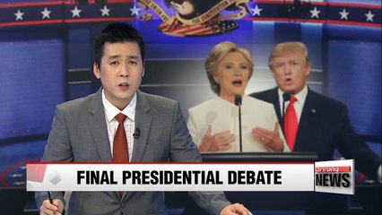 Trump and Clinton go head-to-head at final debate before election