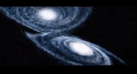 Investigando o Universo - Colisões Cósmicas, Colisão das Galáxias.