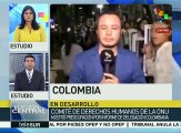 ONU, preocupada por aumento de violaciones a DD.HH. en Colombia