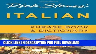 [Read PDF] Rick Steves  Italian Phrase Book   Dictionary Ebook Free