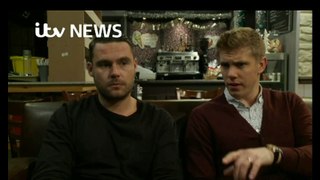 Danny Miller and Ryan Hawley 2016-10-20