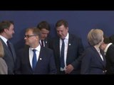 Bruxelles - Renzi alla prima sessione di lavoro del Consiglio europeo (20.10.16)