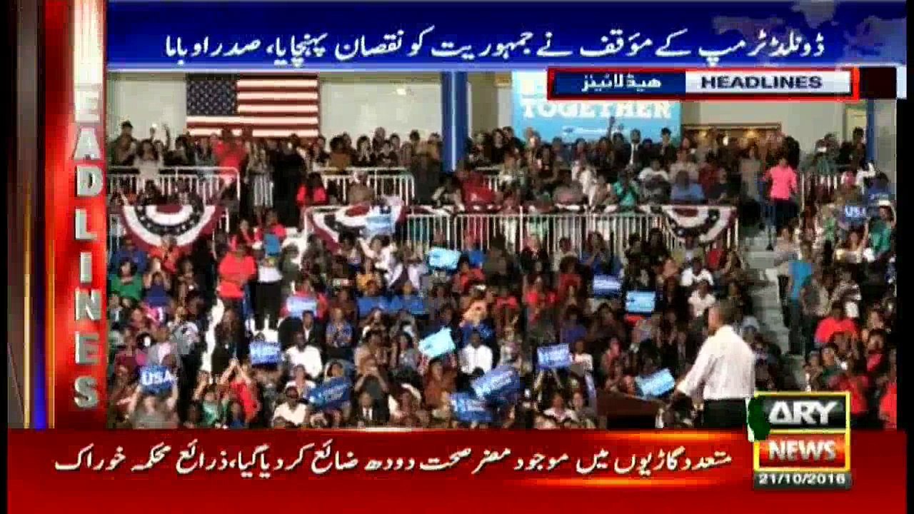 Headlines 0900 21st October 2016