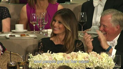 Clinton and Trump attend Al Smith Dinner